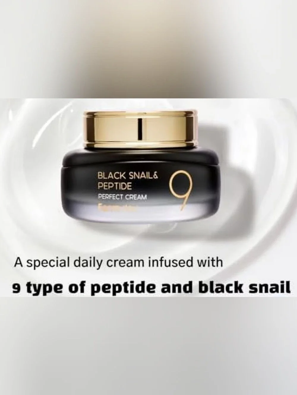 Farm Stay 9 Black Snail & Peptide Cream Moisturizing Face Cream